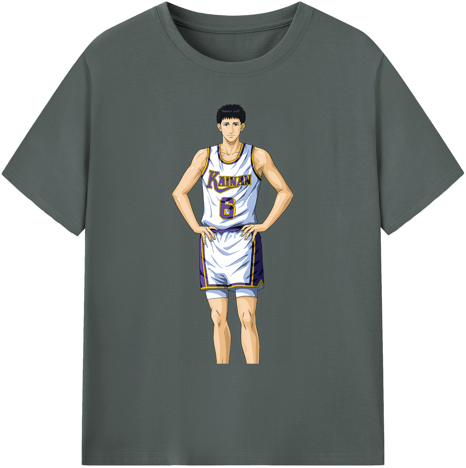 （画像用） SLAM DUNK／スラムダンク 綿100％ メンズ半袖Tシャツ｜肌触りやわらか＆通気性